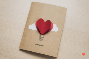 cách làm thiệp valentine handmade đơn giản