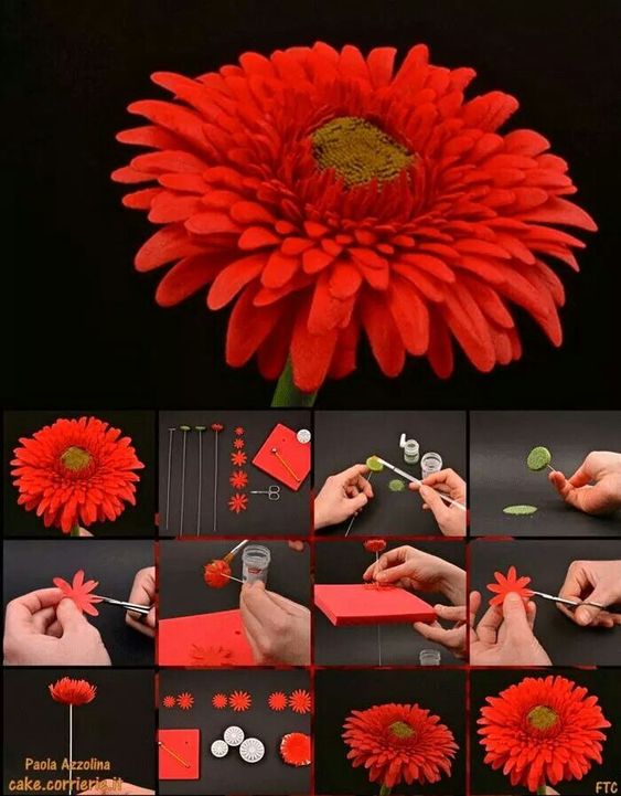 Cách làm hoa tulip bằng giấy xốp