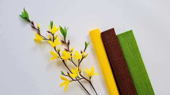 Hoa mai bằng giấy