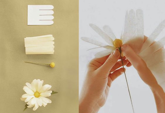 Hoa cúc họa mi handmade