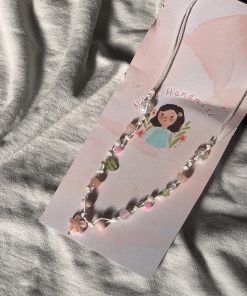 Dây chuyền hoa gốm thắt nút