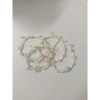 Vòng tay dây rút Nàng Handmade charm nhựa Acrylic