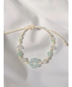 Vòng tay dây rút Nàng Handmade charm nhựa Acrylic