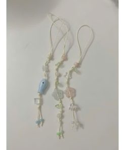 Dây đeo điện thoại cotton đơn giản